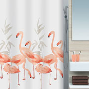 Шторка для ванної Spirella Flamingo
