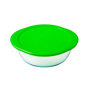 Форма скляна кругла з кришкою Pyrex Cook&Store 2.3л 26см 208P000/7646