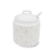 Цукорниця з ложкою керамічна Pattern Maestro MR20033-09