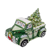 Банка для печива Новорічна машина 21х18.5х33см кераміка Lefard 927-010