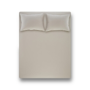 Простирадло на гумці з наволочкою Laura light grey Penelope світло-сірий