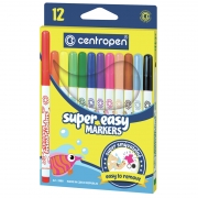 Фломастеры Centropen Super Easy 12 цветов 2580