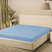 Простирадло трикотажне на гумці Iris Home блакитне