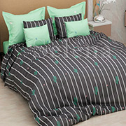 Комплект постільної білизни Selena Кактуси смужка 150139