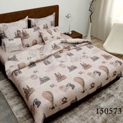 Комплект постільної білизни бязь Ретро Вояж Selena 150573