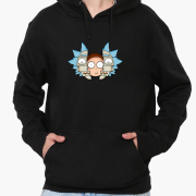 Худі чоловічий Rick andorty MobiPrint 9225-2068 чорний