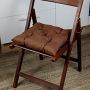 Подушка на стілець Фібра Прованс коричнева 029613