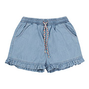 Шорти для дівчинки ШР827 джинс Бембі 400-блакитний