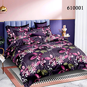 Комплект постільної білизни полісатін Selena Нічні Квіти 610001
