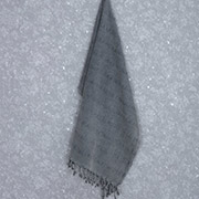 Рушник для сауни та пляжу Stone Stripe Arya чорний