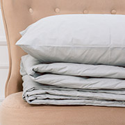 Дитячий літній спальний набір 2631 Eco-Soft 16-5703 Light Gray ковдра і наволочки MirSon