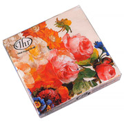 Набір серветок паперових 20 шт 32х32 см Бідермейєр Ideal Home 694-009