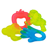 Прорезователь з водою Яблуко, Ручка, Конячка, Мишка Baby Team AKT-4004