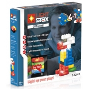 Конструктор Light Stax з led підсвічуванням Creative 4в1 з датчиком звуку LS-S12012