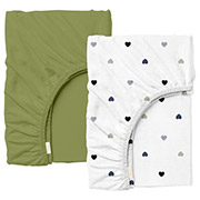 Набір простирадл на гумці Avocado Love ранфорс Cosas для дитячого ліжечка