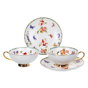 Набір чайний порцеляновий 4 предмети 200 мл Lefard 975-070