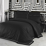 Постільна білизна сатин-люкс Novel line siyah First choice
