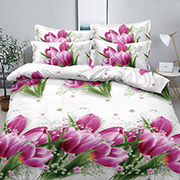 Постільна білизна Рожеві тюльпани 600180 полікотон Selena