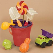 Набір для гри з піском і водою ВЕДЕРЦЕ МАНГО (9 предметів) BX1331Z