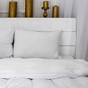 Наволочка Велюр Winter Frost 28-0001 White Velvet MirSon