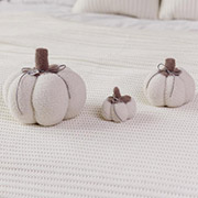 Декоративний виріб Гарбузяшка Прованс молочний