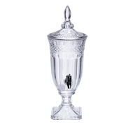 Лимонадниця на ніжці з краном 2 л Topaz Crystal Yiwu HP-19-292