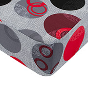 Простирадло Vila ранфорс на гумці Iris Home червоне