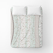 Простирадло Затишок бязь Home Line капучино-ментол