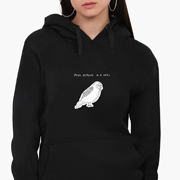 Худі жіночий Ранок добрий Життя MobiPrint 8921-1808 чорний