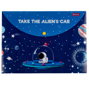 Папка-конверт пластикова на кнопці А4 Space 1 Вересня 492163