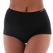 Труси-брифи жіночі 25087 бавовняний рубчик German Volf чорний