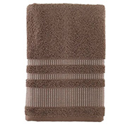 Рушник махровий жакардовий Arya Hera коричневий