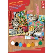 Набір для творчості Sequin Art Painting By Numbers Junior-Pairs Cats SA0213