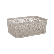 Кошик Violet House 0504 №4 Ажур Cappuchino без кришки 14 л