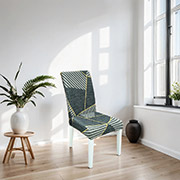 Трикотажний чохол на стілець Love you 036