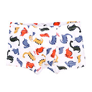 Труси-боксери для хлопчика 1105236бди рібана Татошка білий з принтом