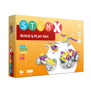 Конструктор с болтами 4в1 100 деталей Build and Play Stem 73308