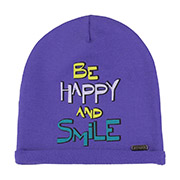 Шапочка для дівчинки ШП86 трикотаж Бембі P00-фіолетовий