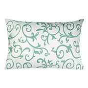 Наволочка бязь Home Line 165084 Вензель зелений