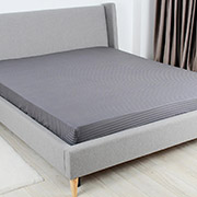 Простирадло на гумці Graphite страйп-сатин ТЕП