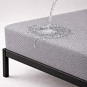 Наматрацник водонепроникний натяжний Аквастоп Cotton Lux Ютек з бортом