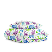 Дитяча постільна білизна в ліжечко DINO CS8 Cosas бірюзовий