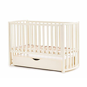 Дитяче ліжко Соня ЛД-14 полку, маятник 14.3.1.04 овал слонова кістка