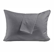 Наволочка Boston Iron Grey Stripe сатин-страйп Ютек