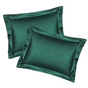 Комплект наволочок оксфордські Pagoti Minimal смарагдові