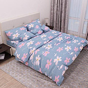 Комплект постільної білизни Selena Квітковий фламінго 100428