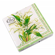 Набір серветок паперових 20 шт 32х32 см Конвалії Ideal Home 694-004