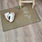 Килимок Льон принт троянда DarianA