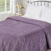 Покривало однотонне стьобане Love You Бузок-39