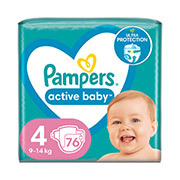 Підгузки Pampers Active Baby Maxi розмір 4 (9-14 кг), 76 шт